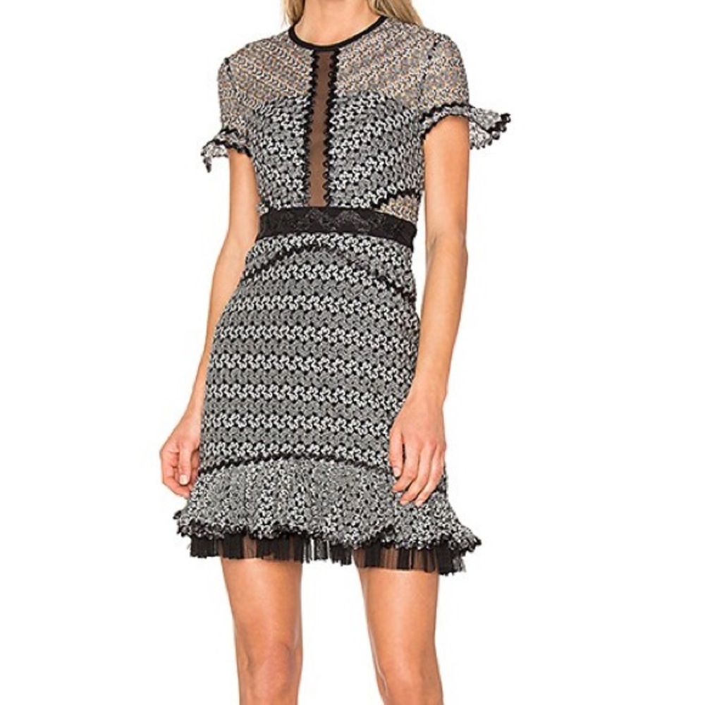 Few Moda Black Lace women Dress - Medium